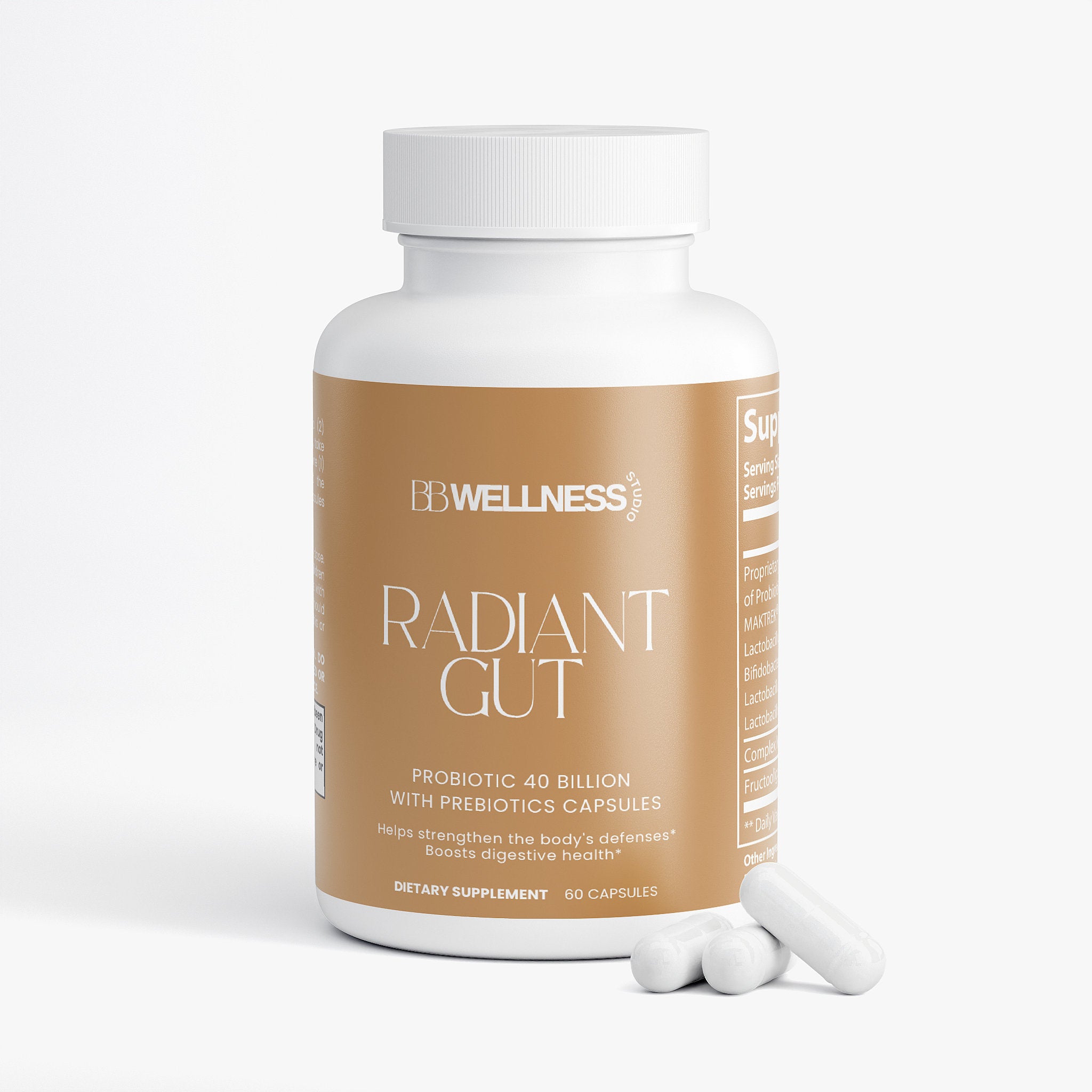 Radiant Gut: Probiotic with Prebiotics