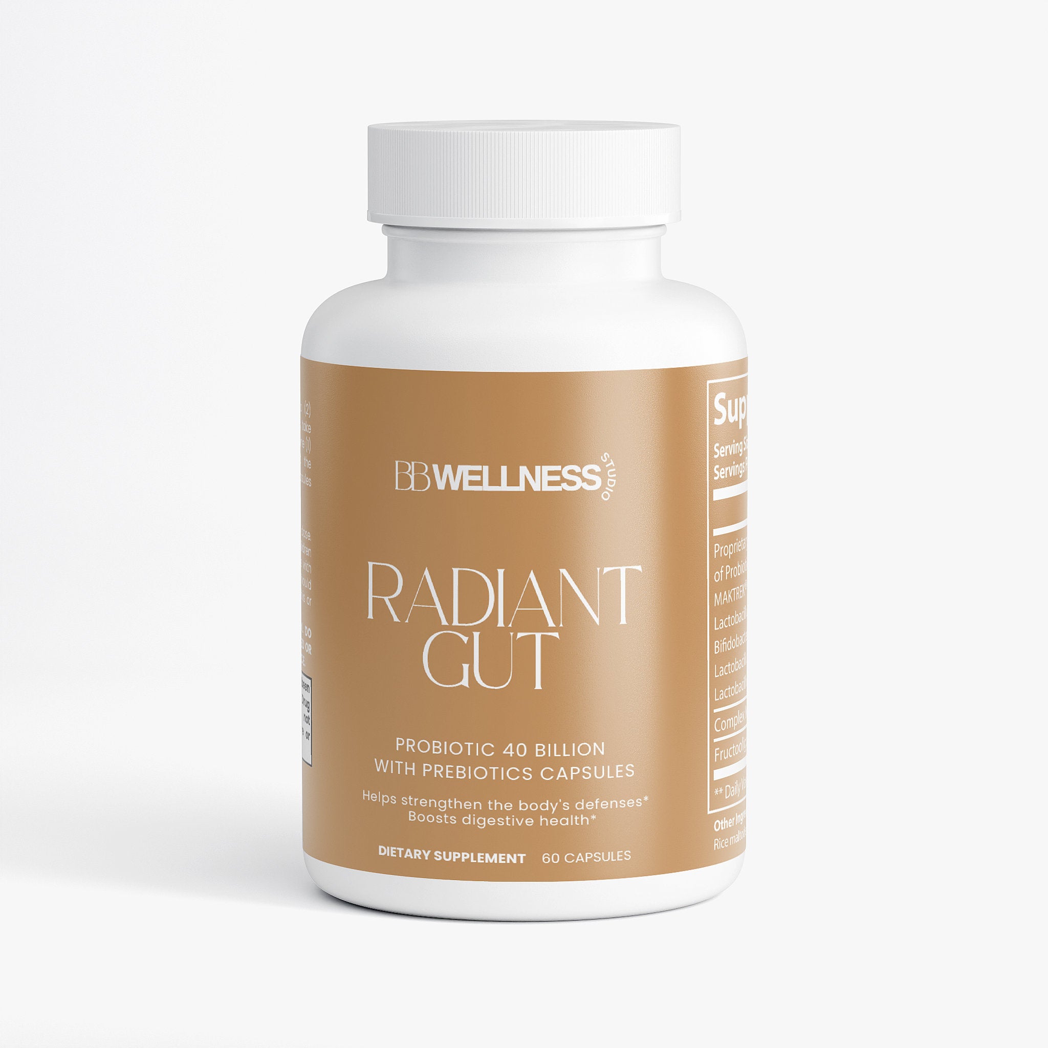 Radiant Gut: Probiotic with Prebiotics