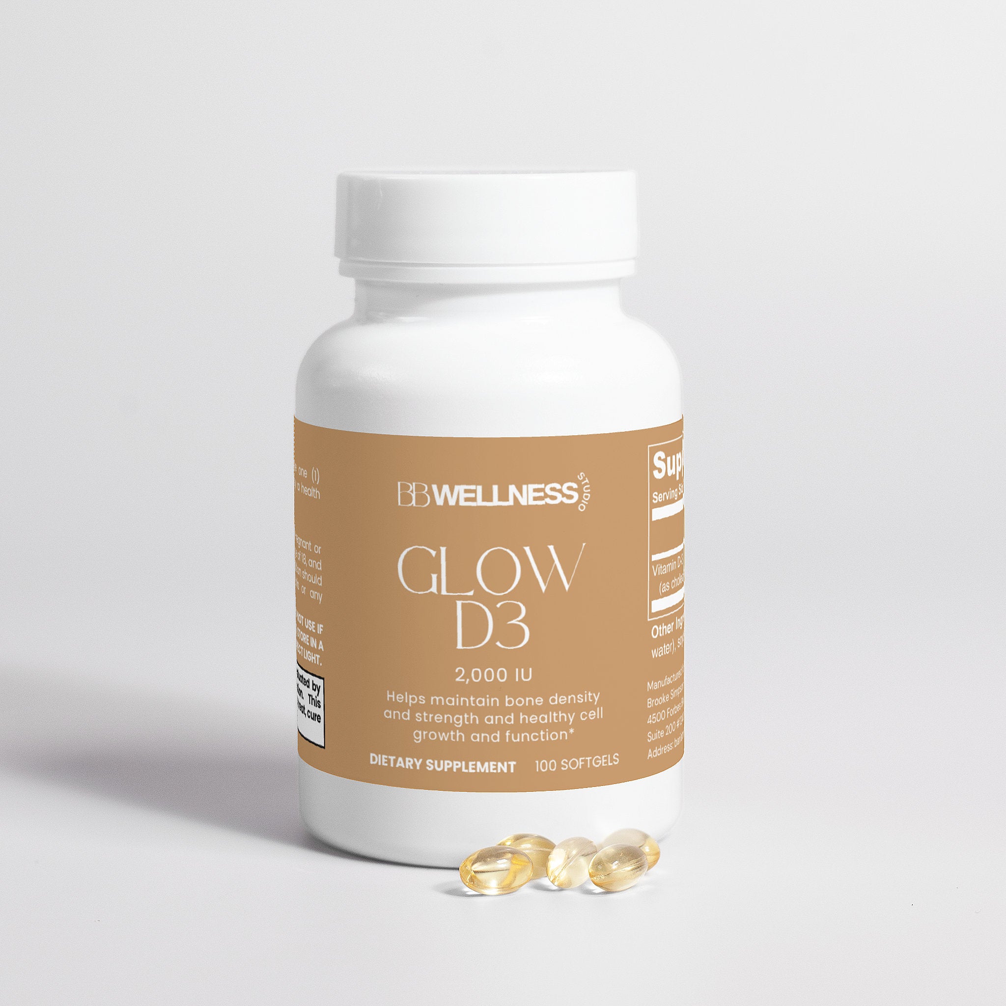 Glow D3: Vitamin D3 2,000 IU