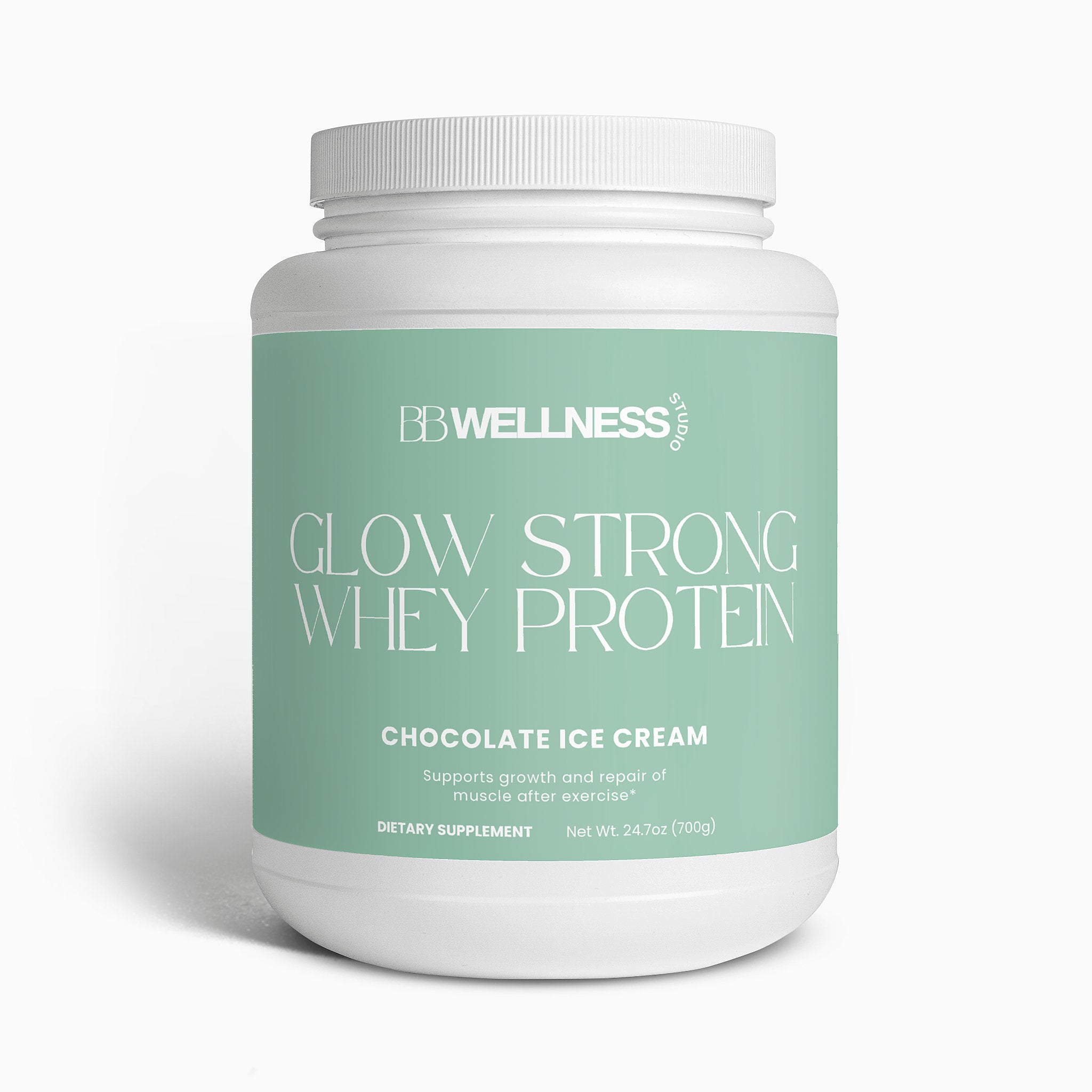 Glow Strong: Pure3 100% Whey Protein Isolate (Chocolate)