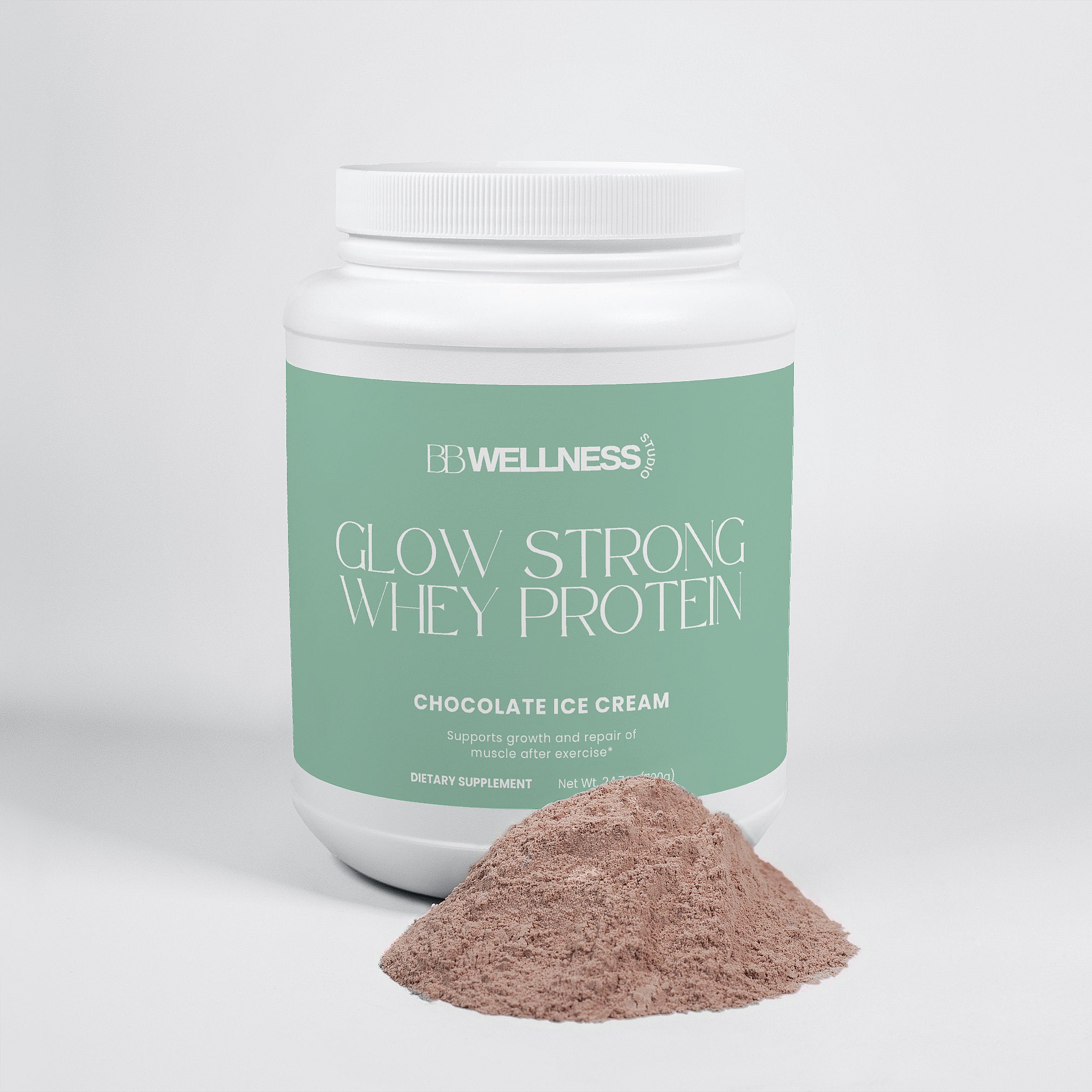Glow Strong: Pure3 100% Whey Protein Isolate (Chocolate)