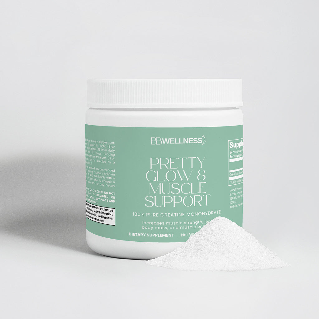 Pretty Glow & Muscle Support: Creatine Monohydrate