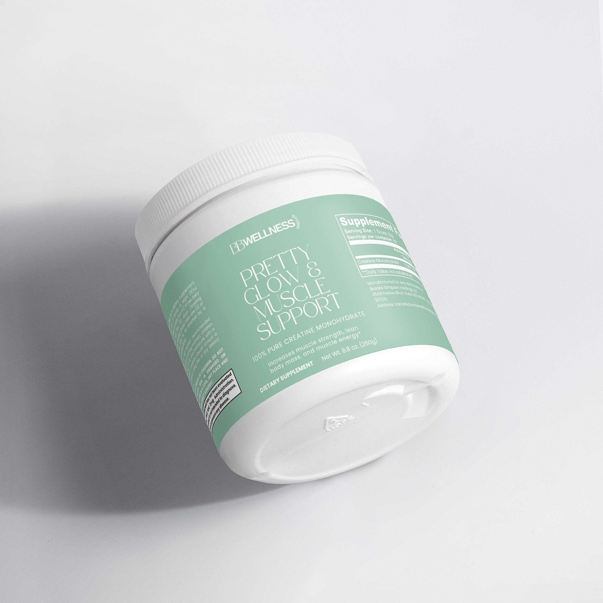 Pretty Glow & Muscle Support: Creatine Monohydrate